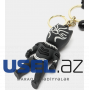 Silicone keychain Black Panther Marvel